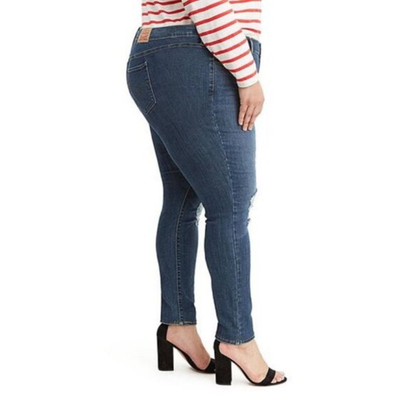 NWT Levi's 711 Mid-Rise Skinny Jeans 20W - Picture 2 of 11